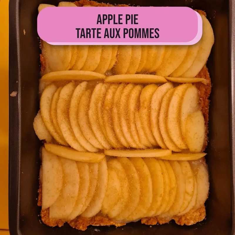 Apple Pie with Pastry Cream