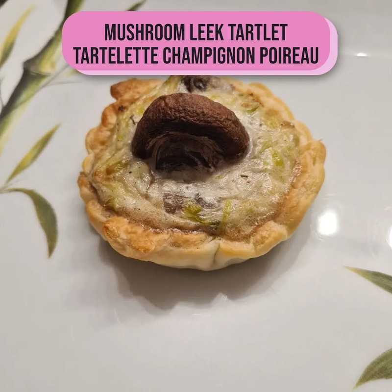 Mushroom Leek Tartlet