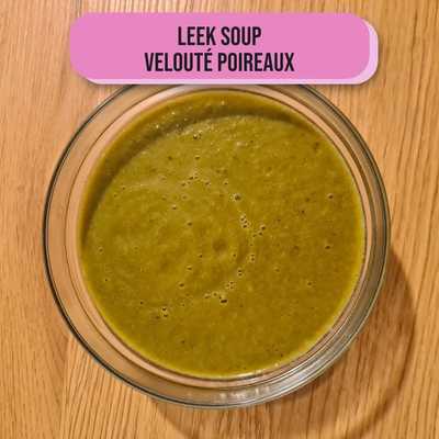 Plant based leek soup