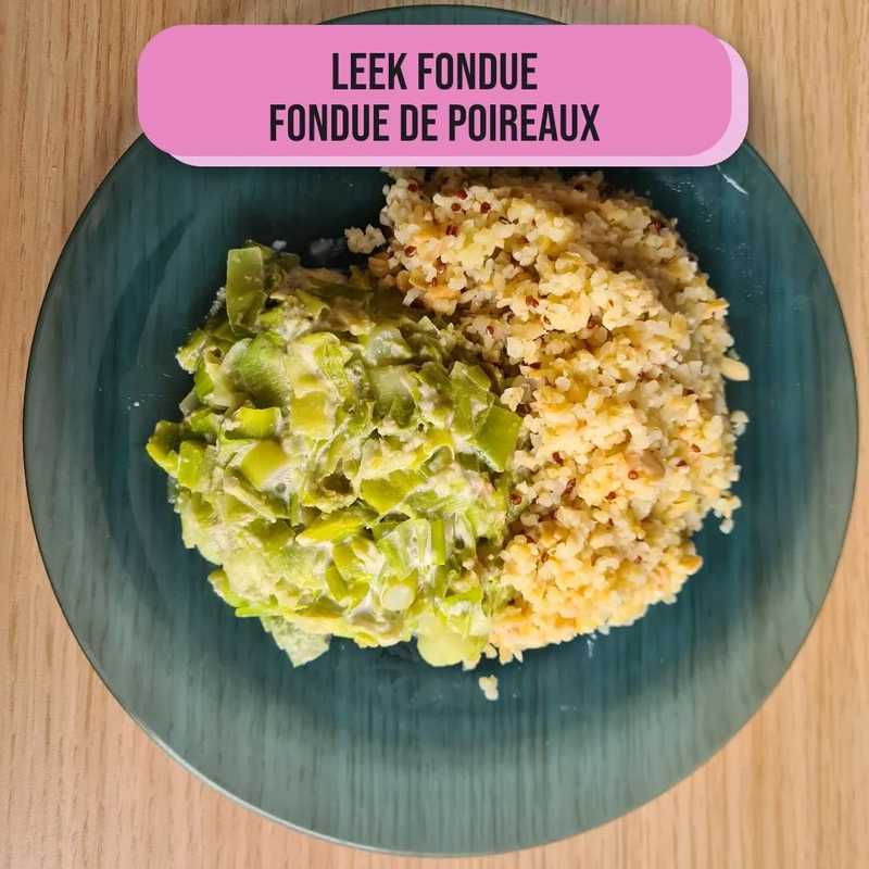 Leek Fondue with Cereals